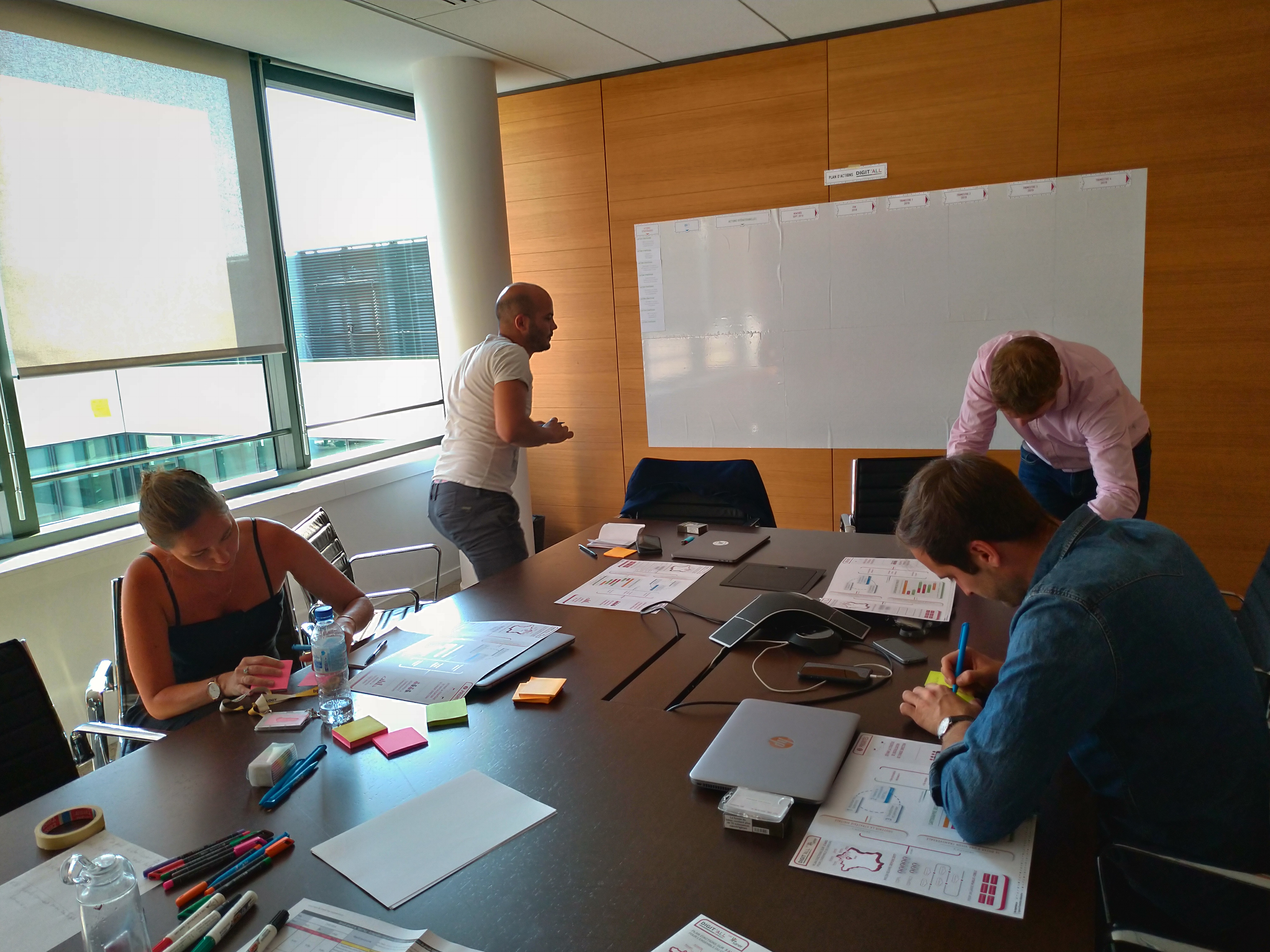 Co-conception d'un plan d'actions de digitalisation